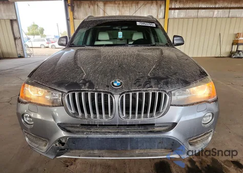 2015 BMW X3 xDrive28D from USA, damaged, VIN 5UXWY3C58F0E96347